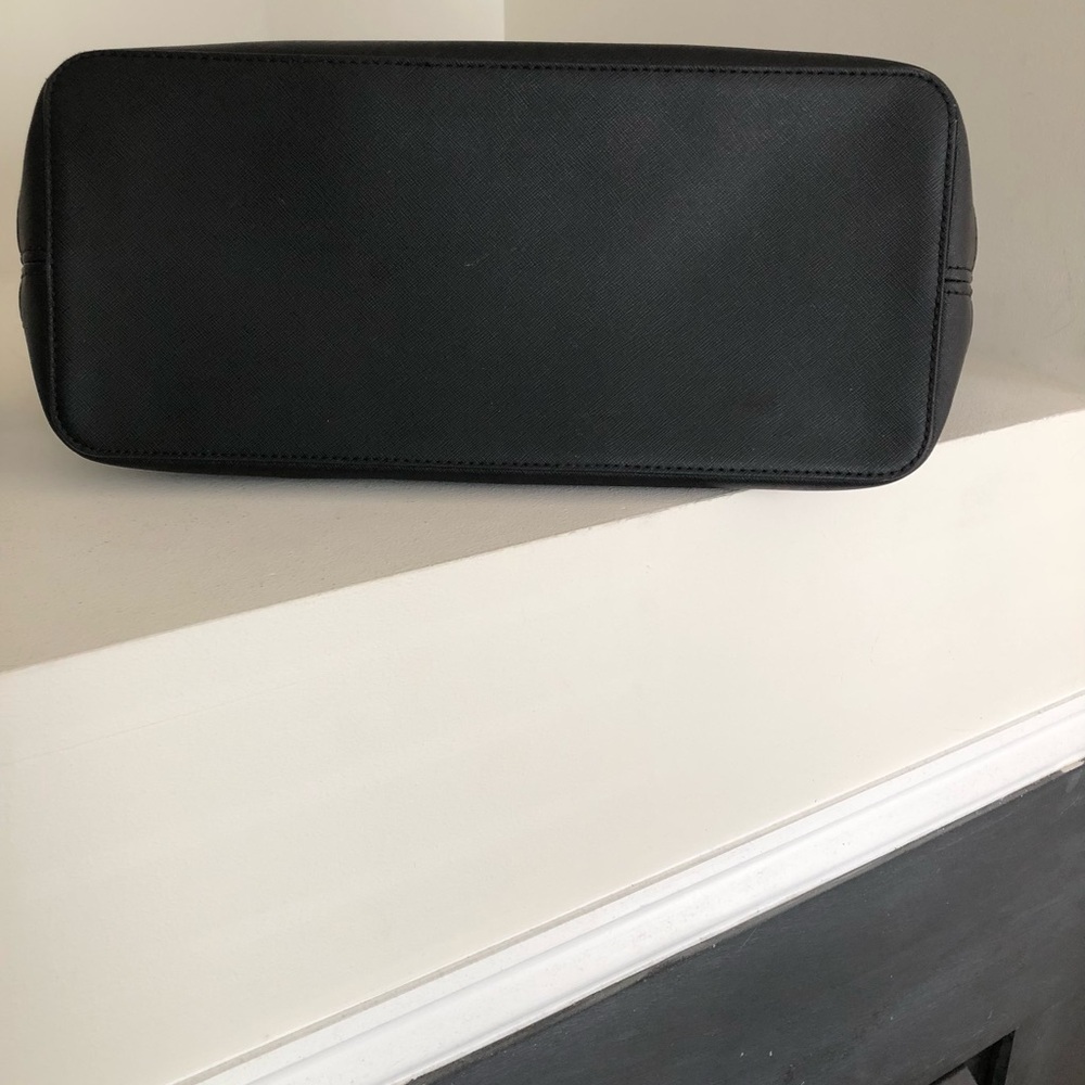 Michael Kors Black Leather Tote - Picture 5 of 8